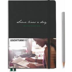 Leuchtturm1917 Leuchtturm1917 Notizbuch Some Lines a day Fünfjahresbuch A5 Schwarz