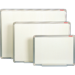 Esselte Whiteboardtavle 25x35 cm grå emalje med aluramme inkl. pennehylde
