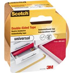 3M Scotch Dobbeltklæbende tape, t/tæpper, 50mmx7m