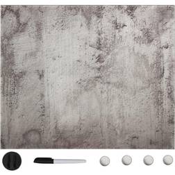 vidaXL Pizarra Magnética De Pared Vidrio 60x60 cm Gris