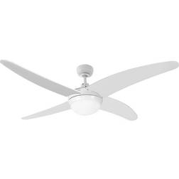 Edm Ventilador De Techo Modelo Caspio 60w Ø132 cm Mando A Distancia Blanco