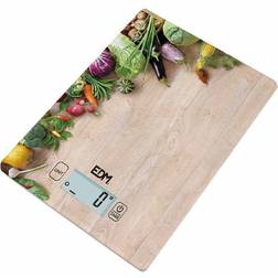 Edm Balance De Cuisine Marron 5 kg 14 x 19.5 cm
