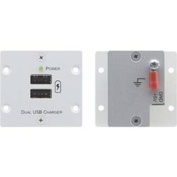 Kramer W-2UC Wall Plate Insert with Dual USB Charger