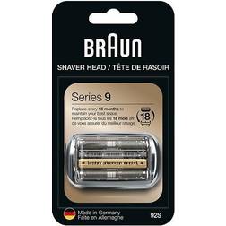 Braun 92S Tête De Rasoir Argent