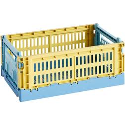 Hay Colour Crate Dusty Yellow Caja de almacenamiento