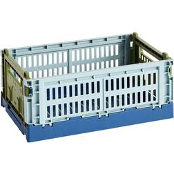 Hay Colour Crate Mix S Dusty Blue Staukasten