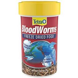 Tetra BloodWorms Freeze-Dried Fish Food, 0.25-oz jar