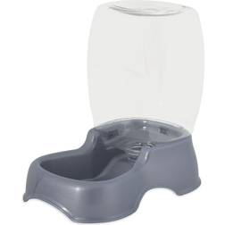 Petmate Cafe Gravity Waterer Cat Dog Water, Pearl Ash