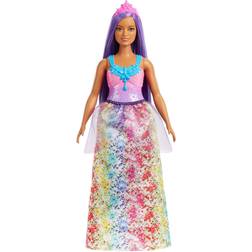 Mattel Barbie Dreamtopia Princess Doll with Purple Hair