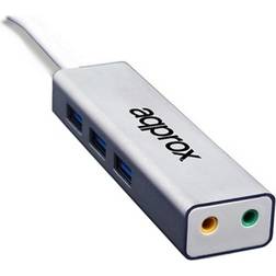 Aucune Appusb51hub Usb 3.0 3.5 mm Grigio