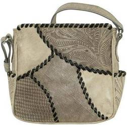 American West 1752774 Gypsy Patch All Access Crossbody Bag Sand