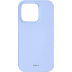 Onsala Silicone cover til iPhone 14 Pro (light blue) På lager i butik