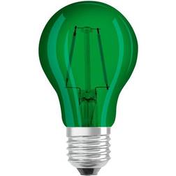 Osram LED-Lampe E27 Star Décor Cla A 2,5W, grün