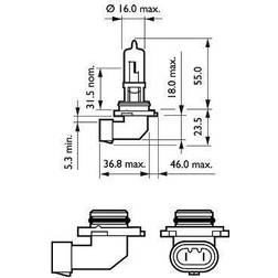 Philips Phillips glödlampa HB5 (1 st)