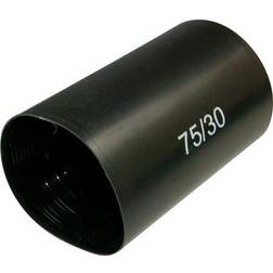 MELBYE Krympe endehætte med lim 100/62 MM sort
