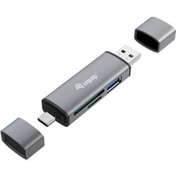 Equip USB 3.0 Cardreader OTG USB A/USB C