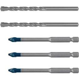 Bosch EXPERT HEX-9 HardCeramic Bits, 5pcs mixed Set 6mm