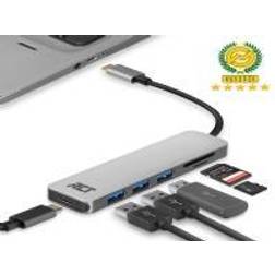 ACT AC7050 3-Poorts USB-C USB