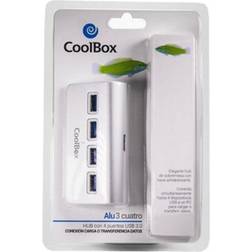 Coolbox "USB-HUB COO-HU4ALU3 Aluminium