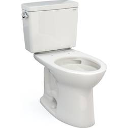 Toto Drake 1.28 GPF Elongated Bowl Toilet, 17-3/16"W x 28-5/16"D x 29"H, Colonial White