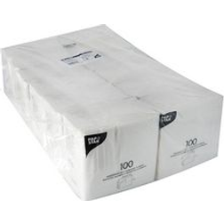 Papstar 81451 Tissue Paper Napkins, White, Pack Of 1,200, 17 Gsm, 330 Mm, 33 Cm