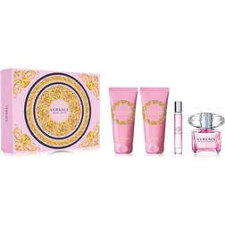 Versace Bright Crystal Gift Set EdP 90ml + EdP 10ml + Body Lotion 100ml + Shower Gel 100ml