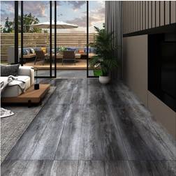 vidaXL Vloerplanken Zelfklevend 5 21 m² 2 mm PVC Grijs