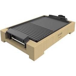 Cecotec Elektrischer Grill Tasty&Grill 2000 Bamboo Black