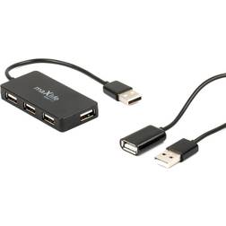 Maxlife USB-hubb 4x portar