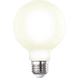 Bulbrite 60-Watt Equivalent G25 Milky Dimmable Decorative Filament LED Light Bulb Warm White (2-Pack)