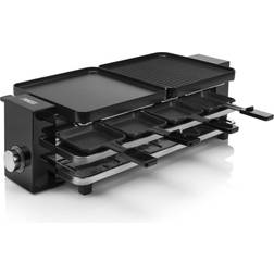 Princess Raclette Per 8 Persone Piano Black 1200 W Nero