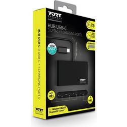 PORT Designs Connect USB Hub 3 x USB-C 4 Ports