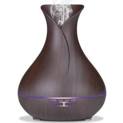 Platinet Aroma Diffuser & Luftfugter 400ml Mørk brun