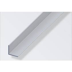 Roliba Kantoflex Perfil angular (1.000 x 25 x 25 mm, Espesor: 1,5 mm, Aluminio, Anodizado, Plateado)