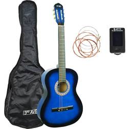 3rd Avenue Full Size Classical Guitar Pack Blueburst