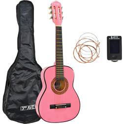 3rd Avenue 1/4 Size Guitar Pack, Pink