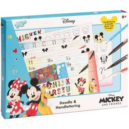 Totum Mickey and Friends Doodle and Hand Lettering Set Turquoise