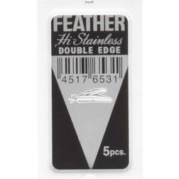 Feather Double Edge Scheermesjes 5 stuks