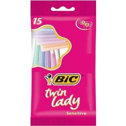 Bic Twin Lady Engangsskraber 15 stk