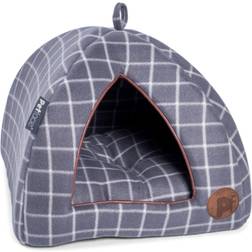 Petface Check Cat Igloo Bed