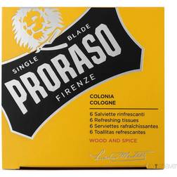 Proraso Wood and Spice Salviettine Rinfrescanti 6 Salviettine