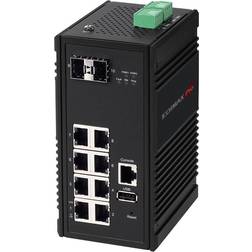 Edimax IGS-5208 Gigabit Ethernet 10/100/1000 Nero