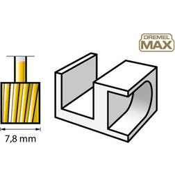 Dremel 115 MAX Fräser 7.9 mm