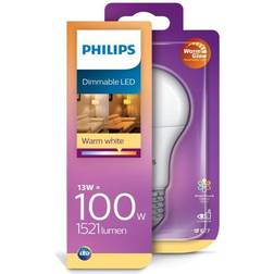 Philips Dimbar LED-lampa E27 1521 lm