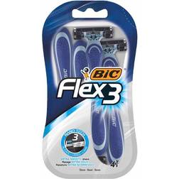 Bic Flex 3 Comfort Razors 4pk wilko