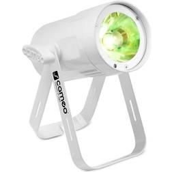 Cameo Compact Spot Light With 15W RGBW LED In White Housing Q-Spot 15 RGBW WH