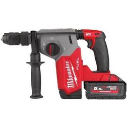 Milwaukee M18 FHX 552X Borrhammare med batteri och laddare