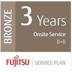 Fujitsu Scanner Service Program 3 Year Bronze Service Plan for Low-Volume Production Scanners Utökat serviceavtal (förlängning) material och tillverkning 3 år på platsen 8 x 5 svarstid: 8 h reparationstid: 8 timmar för fi-7600, 7700, 7700S