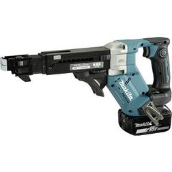 Makita DFR551RTJ Accu-schroefautomaat 18 V 5.0 Ah Li-ion Incl. accu, Incl. 2 accus, Incl. lader