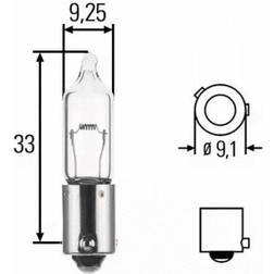 Hella 8GH 008 417-001 Autolampen 12 21 H21W Halogeen VOLKSWAGEN: Golf Sportsvan, BMW: 3 Sedan, OPEL: Astra H TwinTop